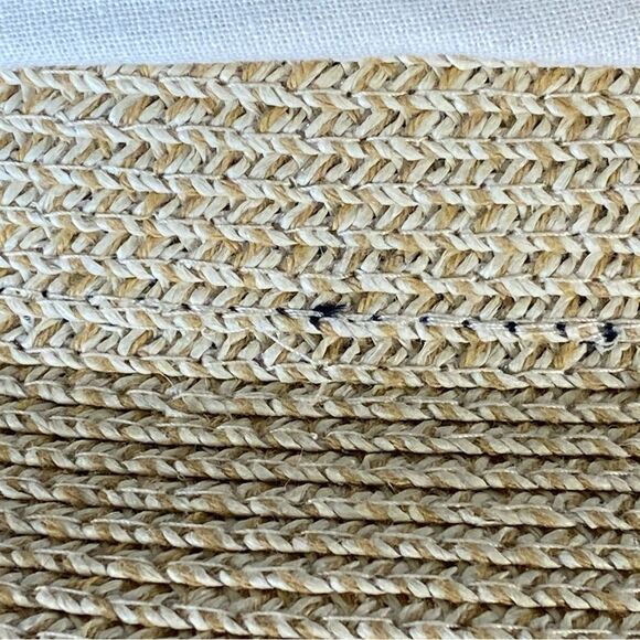 Furtalk Wide Brim Straw Beach Hat w Adjustable Strap Womens Size Medium Large - Picture 8 of 8